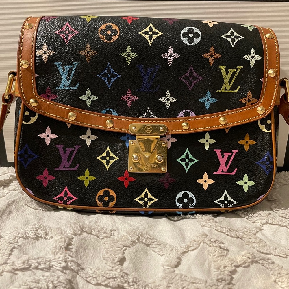 🌈RARE🌈 Louis Vuitton multi color Sologne Bag.